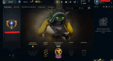 Conta LOL Full Acesso - 121 Champs e 119 Skins - Rammus Rei