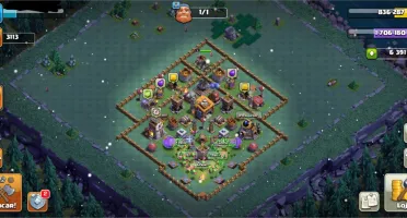 Clash of clans cv 9 full com 6000 gemas