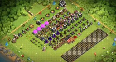 Clash of clans cv 9 full com 6000 gemas