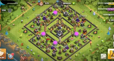 Clash of clans cv 9 full com 6000 gemas