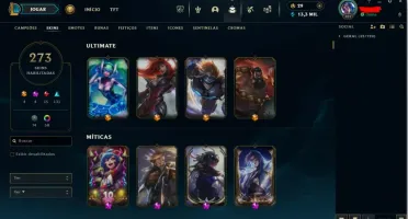 Conta Riot (Lol e Valorant) cheia de skins