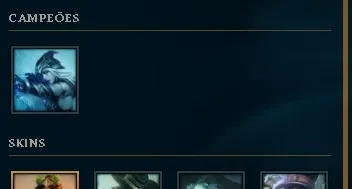 Conta unranked 35 champions 12 skins.