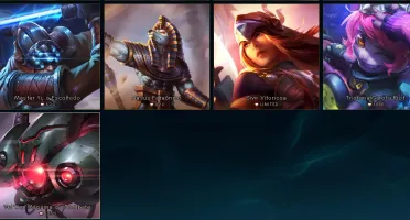 Conta unranked 35 champions 12 skins.