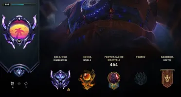 Conta de league of legends Diamante 4