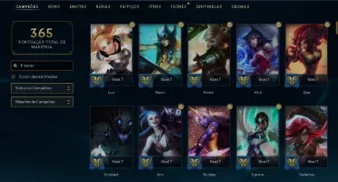 CONTA DE LOL GOLD 3, 18 CROMAS, 2 ULTIMATES, 7 LENDARIAS.