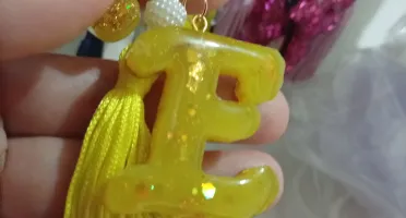 Chaveiro letras do alfabeto
