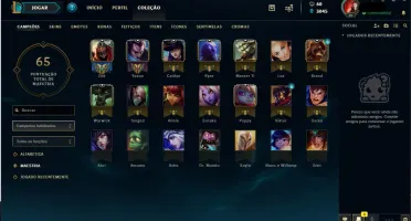 Conta league of legends