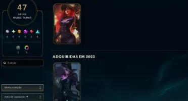 Lol Esmeralda, 47 Skins, Skins Lendárias, 25K Ea, Lvl 50