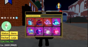 Conta no Roblox Blox Fruits PC LEV 2600