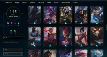 Conta ouro 3 com TODOS os champs e 113 Skins (LEVEL 613)