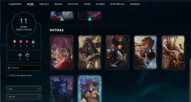 Platina 3 com 50 Champs e 11 Skins ( SEM EMAIL CONFIRMADO )