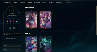 Platina 3 com 50 Champs e 11 Skins ( SEM EMAIL CONFIRMADO )