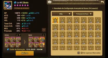 Conta Giana Summoners War LD Ultralate game