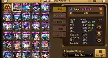 Conta Giana Summoners War LD Ultralate game