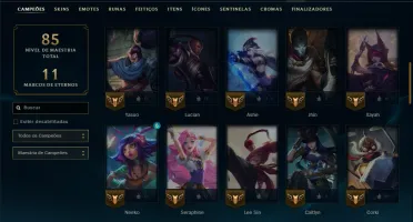 Esmeralda 4 com 60 Champs e 9 Skins