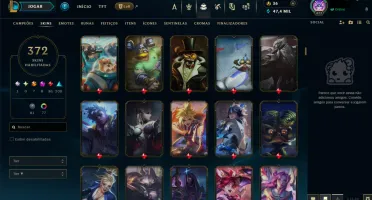Conta Lol com skin transcendente