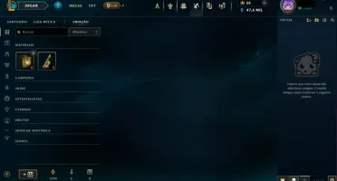 Conta Lol com skin transcendente