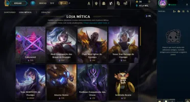 Conta Lol com skin transcendente
