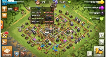 CLASH OF CLANS - CV 11 MAXIMIZADO - PRATICAMENTE FULL