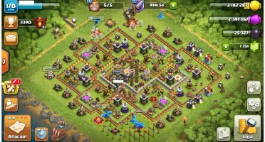 CLASH OF CLANS - CV 11 MAXIMIZADO - PRATICAMENTE FULL