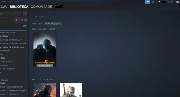 Conta steam cs prime , the witcher, raft e mais