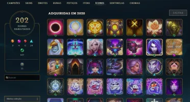 CONTA LOL TODAS SKINS/CROMAS DO NINJA DAS SOMBRAS