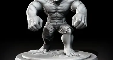 Hulk 3D Stl Modelo Impressão