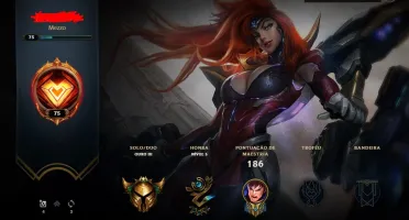 conta league of legends gold 3 (duas skins ultimate)