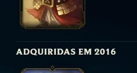 conta league of legends gold 3 (duas skins ultimate)