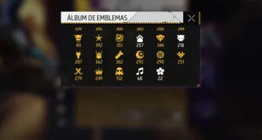 Conta free fire lvl 78 com passes antigos