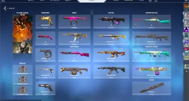 Conta VALORANT com muitas skins, IMORTAL nos atos passados