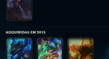 Conta lvl 206, 55 skins ativas