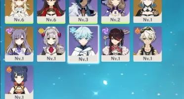 AR7 + Keqing + Jean + Chongyun + Bennet +  Beidou