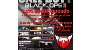 perfil xbox conta unlok all black ops 2