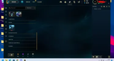 CONTA LEAGUE OF LEGENDS LVL 373 COM 84 SKINS