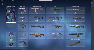 Conta valorant unranked com várias skins de alta qualidade