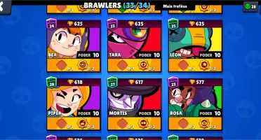 Brawl Stars | 20K | 33/34 Brawlers