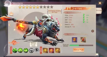 Conta do Mythic Odyssey Mobile Lev 400