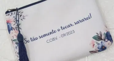 Kit 30 Necessaires Clutch Personalizadas 20 x 13 cm
