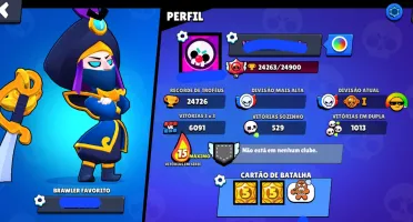 Conta Brawl Stars 24 mil troféus