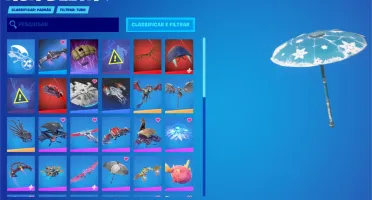 Conta Fortnite Season 3 rara com passe atual.