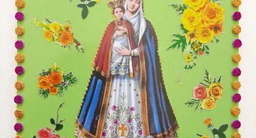 Quadrinho de Azulejo "N. S. do Bom Parto"