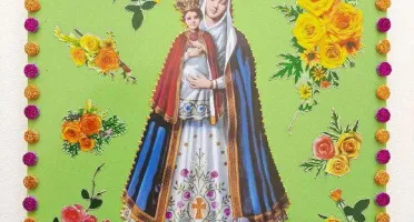 Quadrinho de Azulejo "N. S. do Bom Parto"