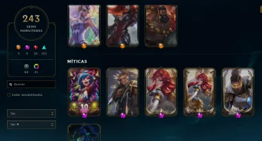 Conta Mestre league of legends 256 skins + Todos os campeões