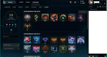 Conta lol Prata II Flex. + Skin + 59 Champions