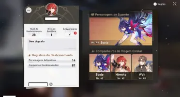 Seele + Himeko C1 + Welt - AR 28 - Honkai Star Rail