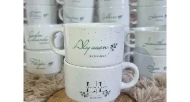 Xícaras 150 ml Personalizadas para Casamento