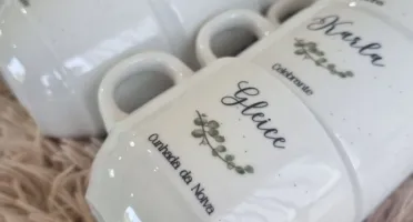 Xícaras 150 ml Personalizadas para Casamento