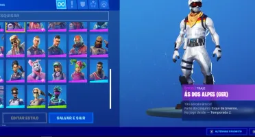 Conta de fortnite com boas skins compradas