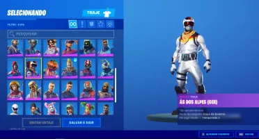 Conta de fortnite com boas skins compradas